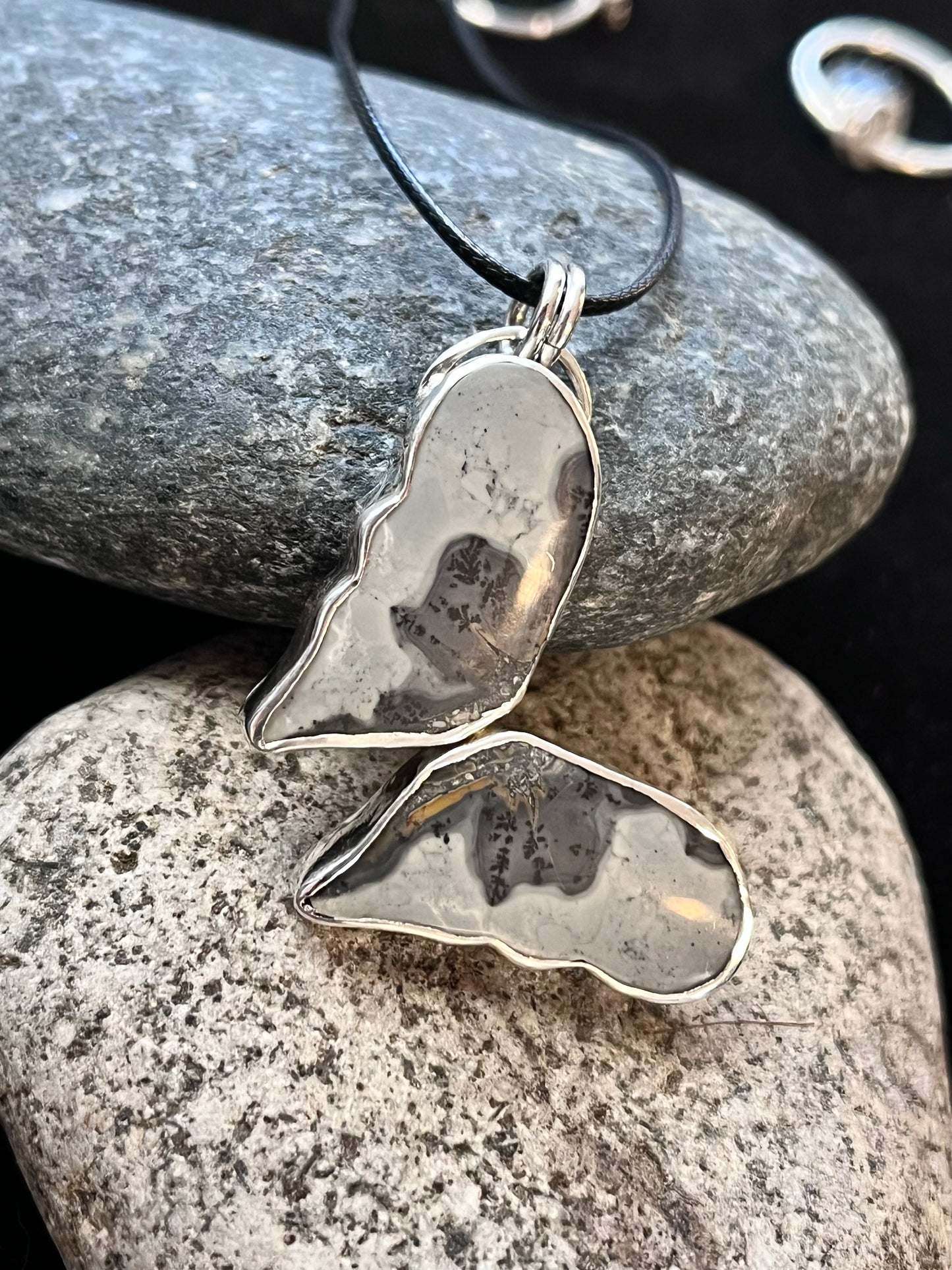 Maligano Jasper Butterfly in Sterling Silver