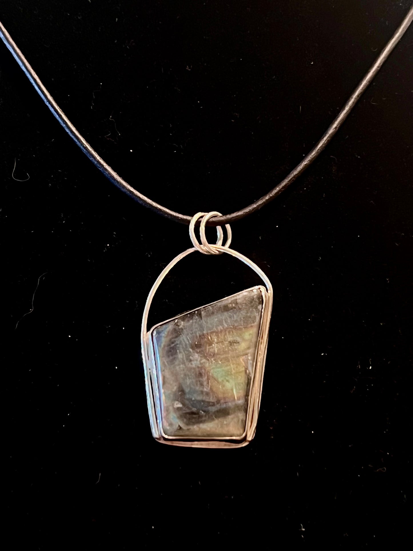 Aurora Pendant — Labradorite Sterling Silver Necklace